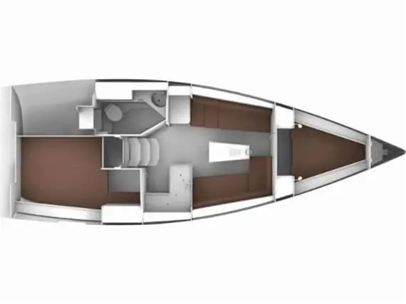 Bavaria Cruiser 34 - Layout image