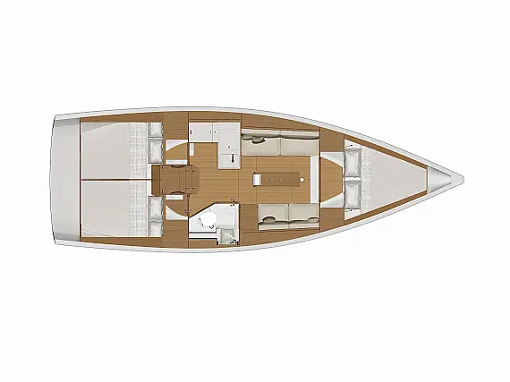 Dufour 360 GL '18 - Layout image